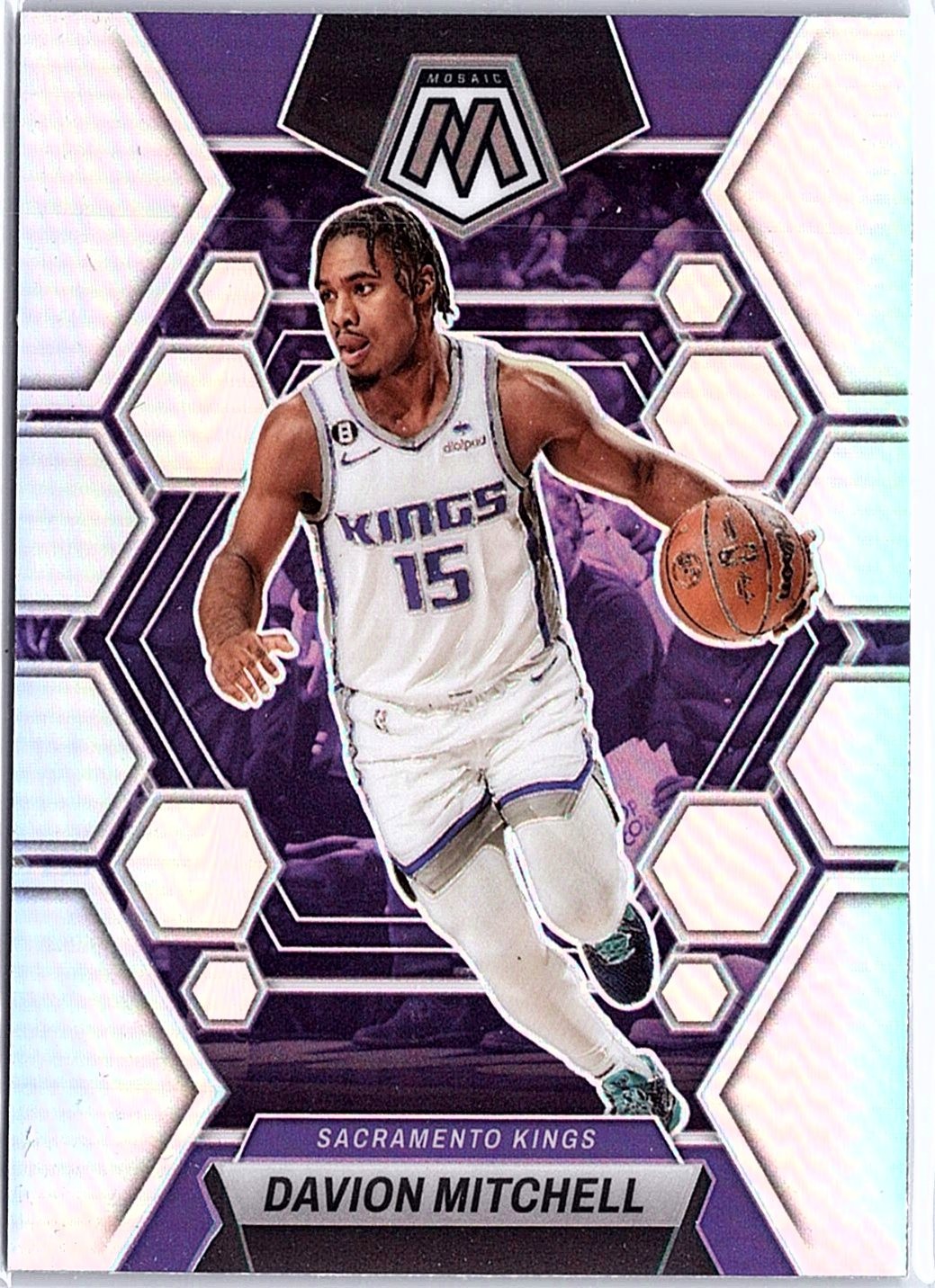 2022-23 Panini Mosaic #198 Davion Mitchell Silver