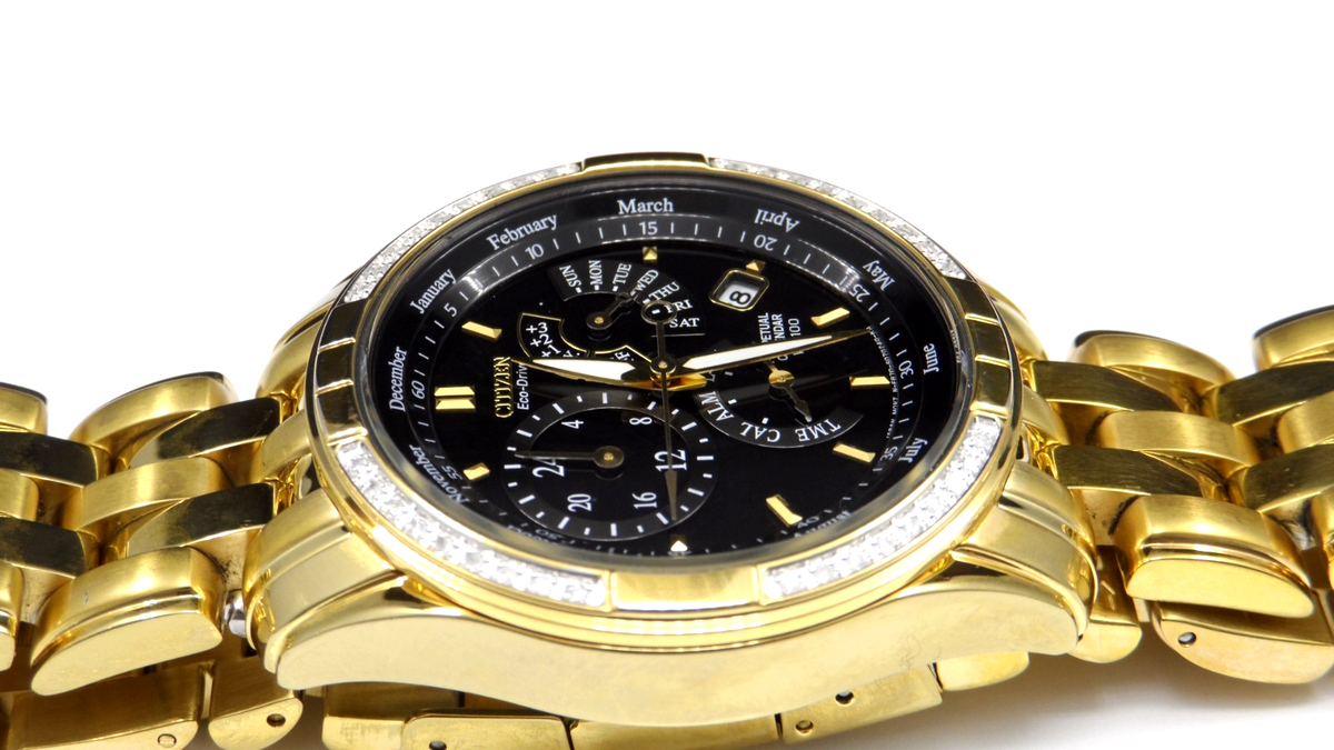 Citizen Corso Eco-Drive 39mm Gold-Tone Stainless Steel Case with
