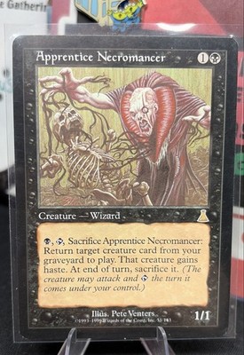 Apprentice Necromancer Urza's Destiny Regular Vintage LP MAGIC THE GATHERING