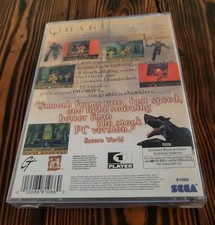 Quake (Sega Saturn, 1997) CIB Complete w Manual & Registration MINT DISC