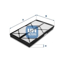 UFI Filter, Innenraumluft 53.114.00 für MERCEDES-BENZ