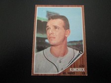 LOU KLIMCHOCK 1962 TOPPS BASEBALL CARD # 259 EX+