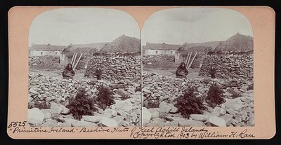 Keel Achill Island Ireland 1903 Beehive Huts Primitive Ireland Stone Cottage