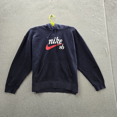 NIKE SB レーションプルパーカー　US XXL Nike SB Men Hoodie XL Navy Blue Graphic Fleece Nike SB Activewear
