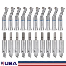 1-10 Dental Slow Low Speed Handpiece Contra Angle /Air Motor 4 Hole E-Type ASK