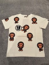 Kids A Bathing Ape Baby Milo T-Shirt Sz 120 US 6-7 Brand New