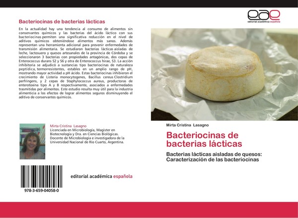 Bacteriocinas De Bacterias LáCticas Mirta Cristina Lasagno-image