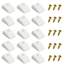15 Pcs Plastic Cabinet Drawer Bumpers, Drawers Slide Spacers, Hardware Furnit...