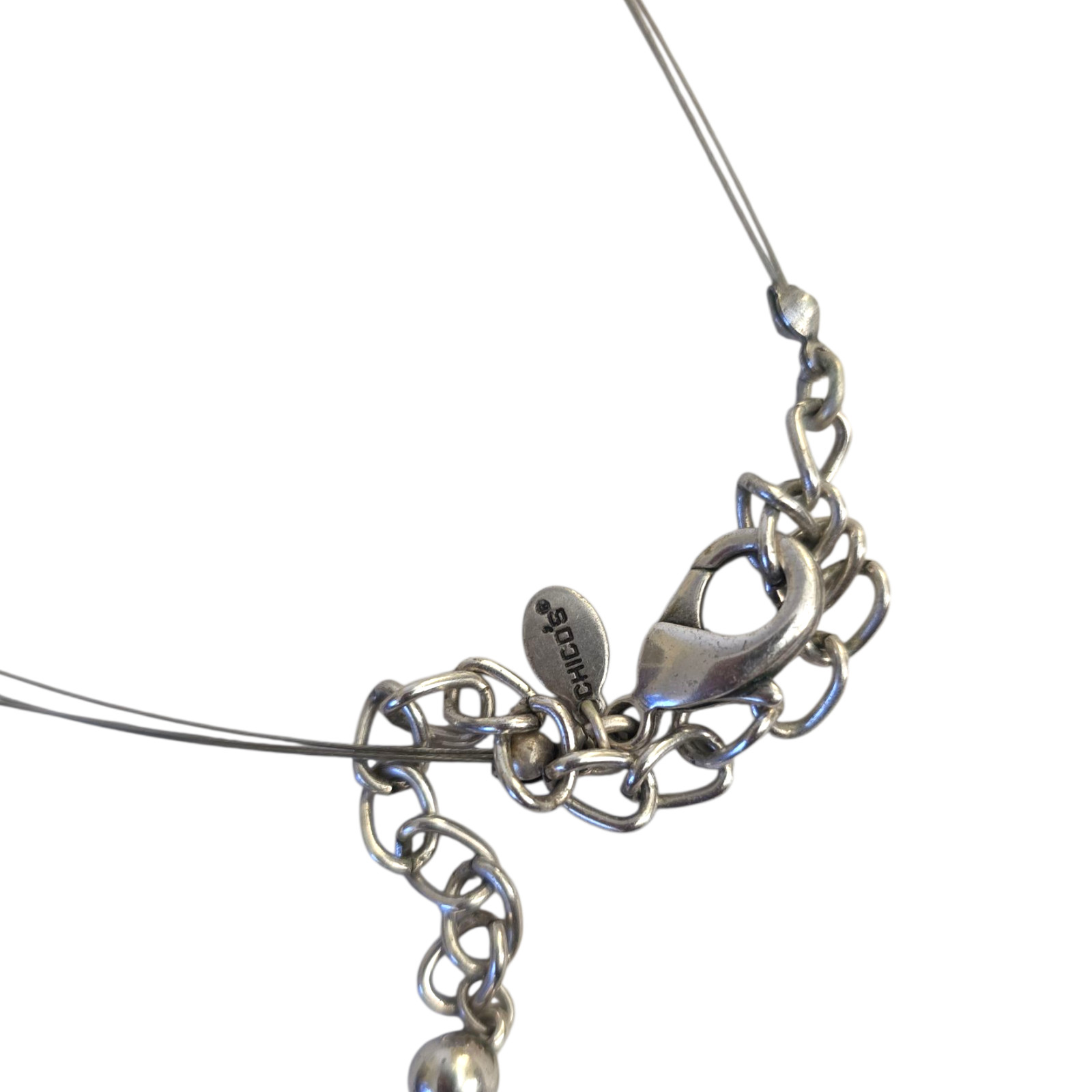 Chico's Mixed Metal Tones Floating Rhinestone Hea… - image 8