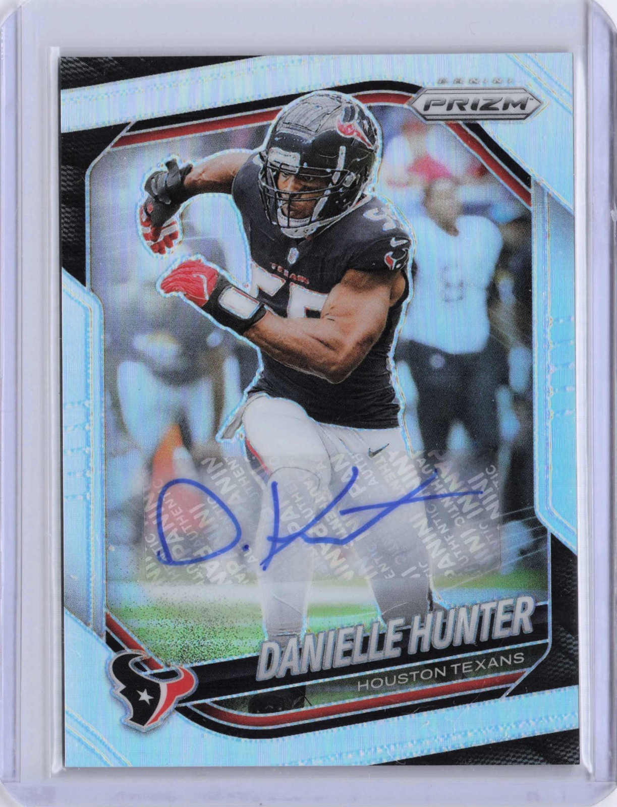 2025 Panini Prizm Danielle Hunter Silver Auto #48 Texans 892