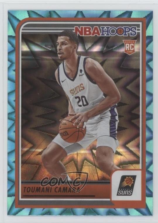 2023-24 Panini NBA Hoops Rookies Teal Explosion Toumani Camara #231 07qd