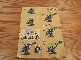 Blacktron LEGO #6878 Sub Orbital Guardian INCOMPLETE + other set pieces