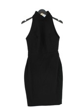 Aqua by Aqua Bodycon Midi Dress S in Black