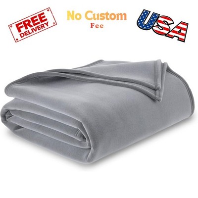 1B07046 Original Insulating Core Hotel Style Solid blanket Machine Washable Soft