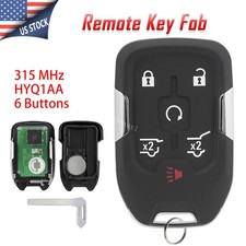 For 2015-2020 Gmc Yukon 6 Button Remote Start Smart Car Key Fob 13508280 Hyq1aa