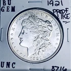 1921 BU GEM MORGAN SILVER DOLLAR UNC MS+++ U.S. MINT RARE COIN 8716