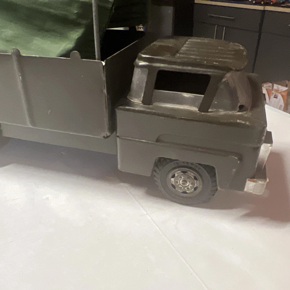 Marx Lumar U.S. Covered Army Troop Transport Military Vintage - Image 4 of 4