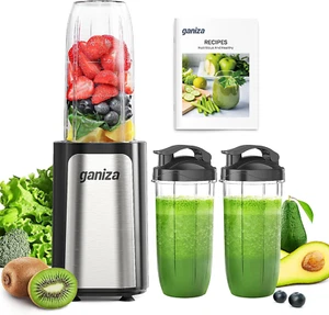 Personal Blender for Smoothies with 3 Portable Cups - 14Pcs Set