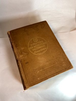 Websters New Int'l Dictionary of the English Language 2nd Edition