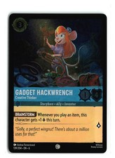 GADGET HACKWRENCH CREATIVE THINKER 139/204 COLD FOIL DISNEY LORCANA NM
