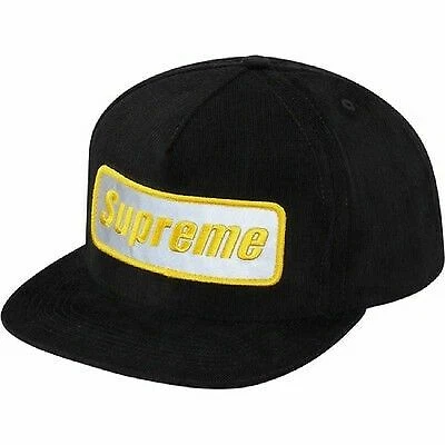 Supreme Roadside 5 panneaux capuchon noir OS F/W 14