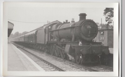 Railway; Hall Class Loco 6916 At Winchester City, 30-6-65 PC Size Photo