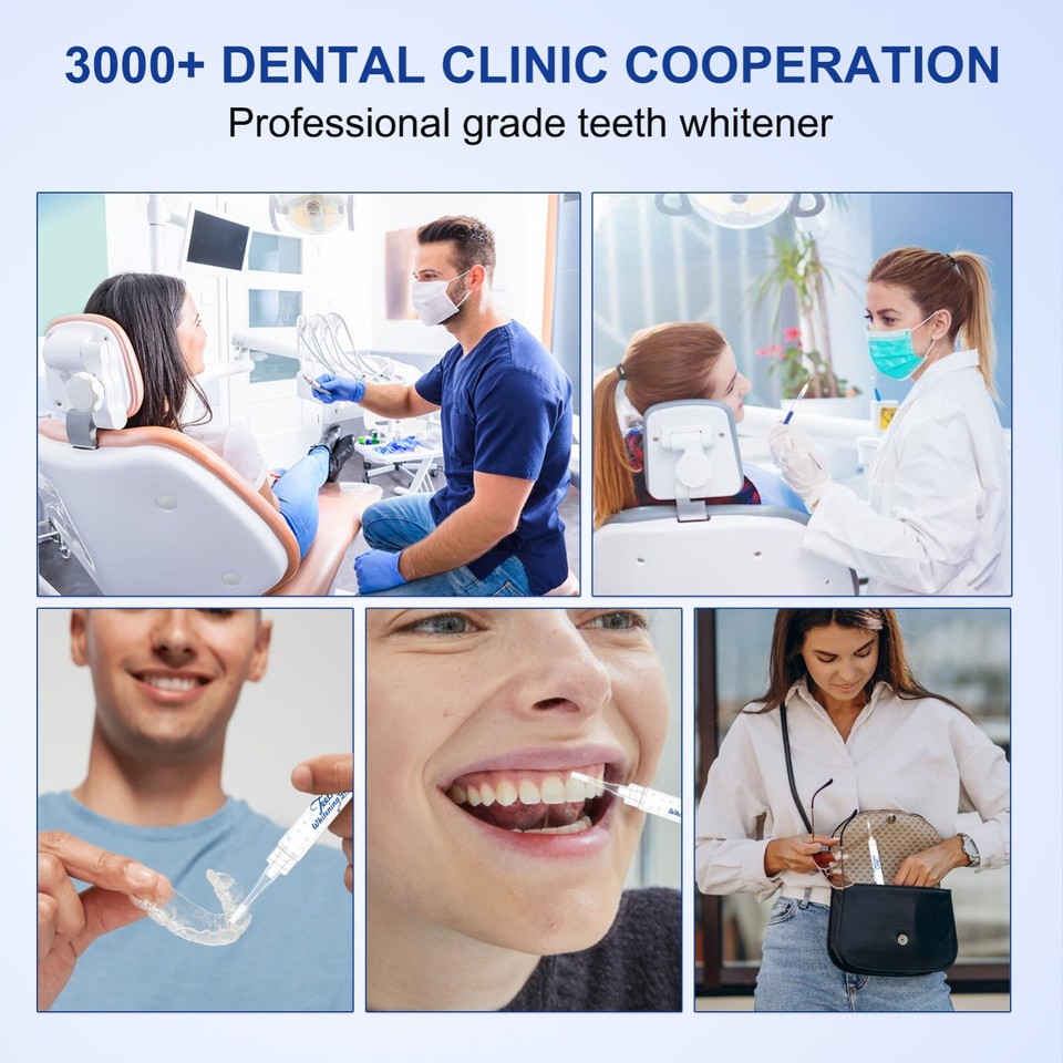 Teeth Whitening Gel Syringe Refill 35CP 49X 3ML 420+ Whitening