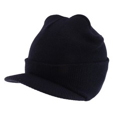 Made in USA Soft and Comfy Winter Visor Beanie - FREE SHIP