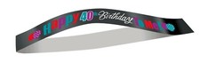 40th Birthday Sash Happy 40 Birthday To Me Decorations Favor Party Supply