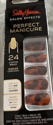 Press On Nails Sally Hansen Salon Effects Perfect Manicure- What The Shell