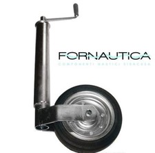 RUOTINO SERVOTIMONE REGOLABILE Ø 48 MM - PER CARRELLO BARCA GOMMONE O RIMORCHIO 