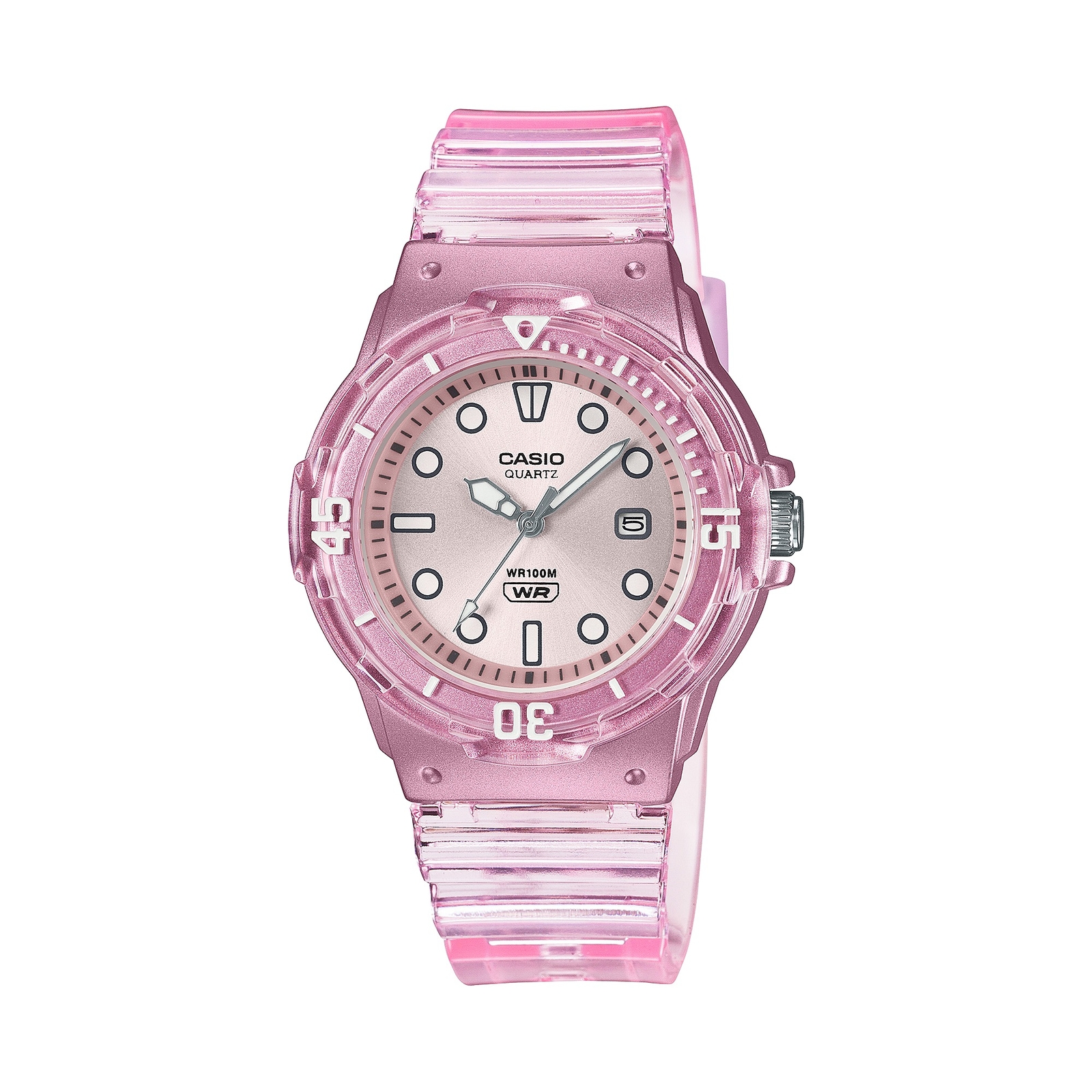 Orologio Donna CASIO LRW-200HS-4EVEF VINTAGE Silicone Rosa Trasparente