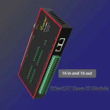RJ45 Hub EtherCAT Slave Station IO Module NPN Input Switch 16 in Out Isolation