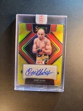 2022 Select UFC Jose Aldo Signature Gold Prizm Auto  /10 SG-JAL