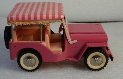 1962 TONKA TOY PINK JEEP MOVIE BLUE HAWAII ELVIS PRESLEY HILTON