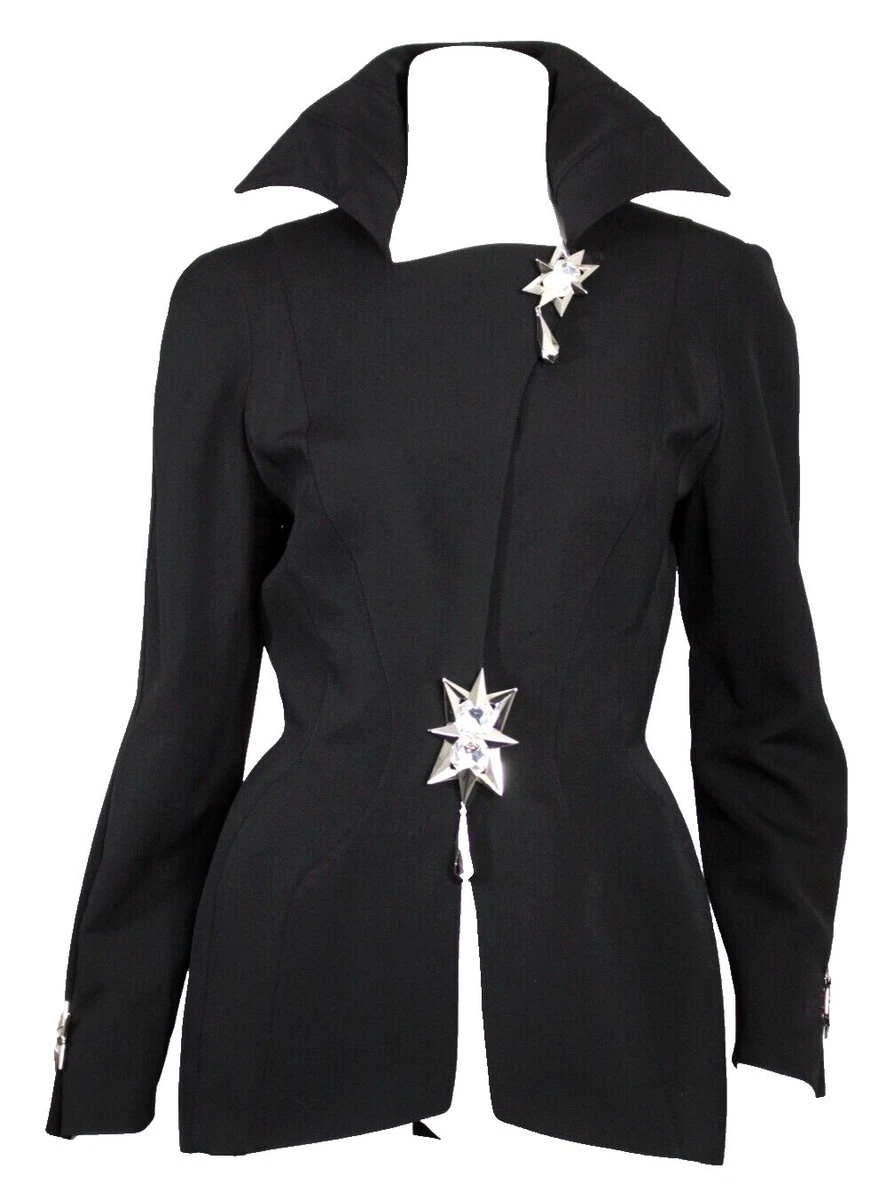 希少 Thierry Mugler PARIS FÊTE ジャケット 黒 日本製 Thierry Mugler Jackets for Women Just Listed 2026