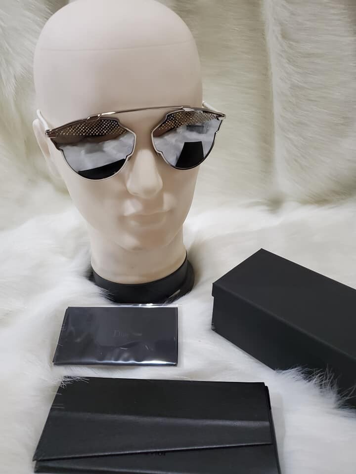 CHRISTIAN DIOR So Real 59mm Aviator Sunglasses | eBay
