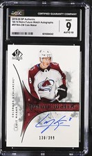 2019-20 SP Authentic Cale Makar '09-10 Retro Future Watch Autographs CGC 9