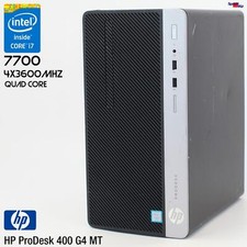 Ordenador HP Prodesk 400 G4 MT Business PC Core i7 7700 256GB SSD 8GB Windows 10