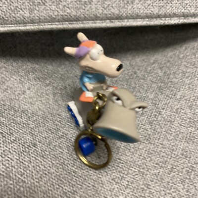 Vintage 1994 RARE Nickelodeon Rocko's Modern Life Rocko on Wheeled Suck O Matic