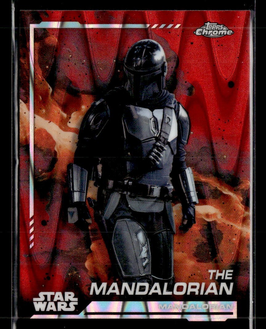 The Mandalorian Red RayWave Refractor Card #21 2024 Topps Chrome Star Wars