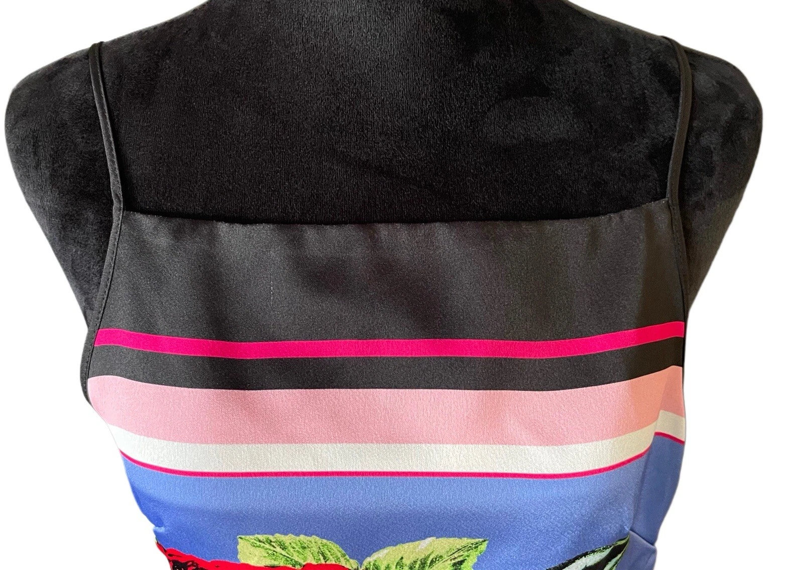 Versace Jeans Couture Mini Abito Blu Poliestere Stampato Raso Taglia 0 Auth