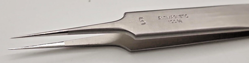 Pinzetta in acciaio con punte arrotondate 120 mm - ML SYSTEMS