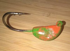 10 TOG SHEEPSHEAD JIGS 32824 Hooks Green Orange Blackfish 1/2oz-3oz HOOK  CHOICE