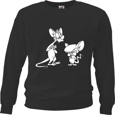 Sweatshirt Sweater Pinky Und Der Brain Ratten Rats Comic Kult Fun Motiv Nr. 3785