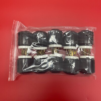 10 PCS NEMA L14-30P UL Male Locking Generator Plug 30A 125/250V 3 Pole 4 Wires