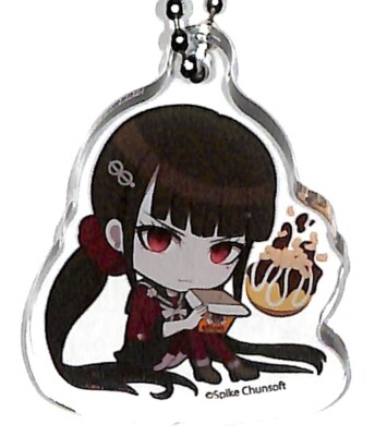 Danganronpa Strap Mascot Charm Bakudanyaki Honpo Acrylic Chain Maki Harukawa