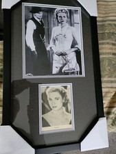 Princess Grace Kelly autographed  20x14 frame display  JSA Certified Full Letter