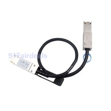 External SAS Cable QSFP SFF-8436 to SFF-8644 Hybrid Cable 1.64ft /0.5M