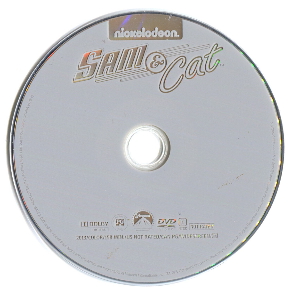 SAM & CAT Widescreen DVD Jennette McCurdy ARIANA GRANDE 7 Episodes